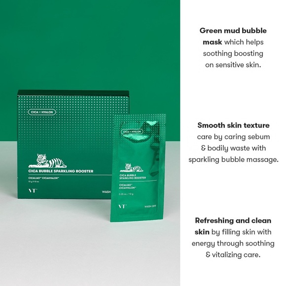 VT COSMETICS BUBBLE SPARKLING BOOSTER 10g x 10ea - Picture 3 of 15